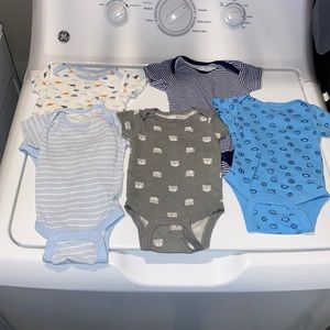 USED Wonder Nation Onsie Bundle